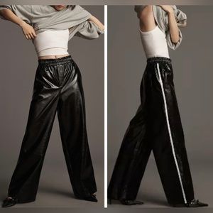 Maeve Black Wide Leg Pants